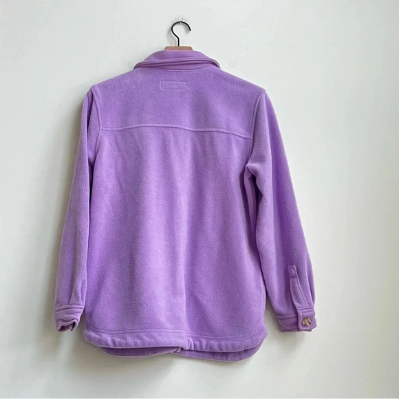 Blank NYC Fleece Shacket Plush Cozy Soft Purple Shacket Shirt Jacket Size Small - Picture 8 of 12